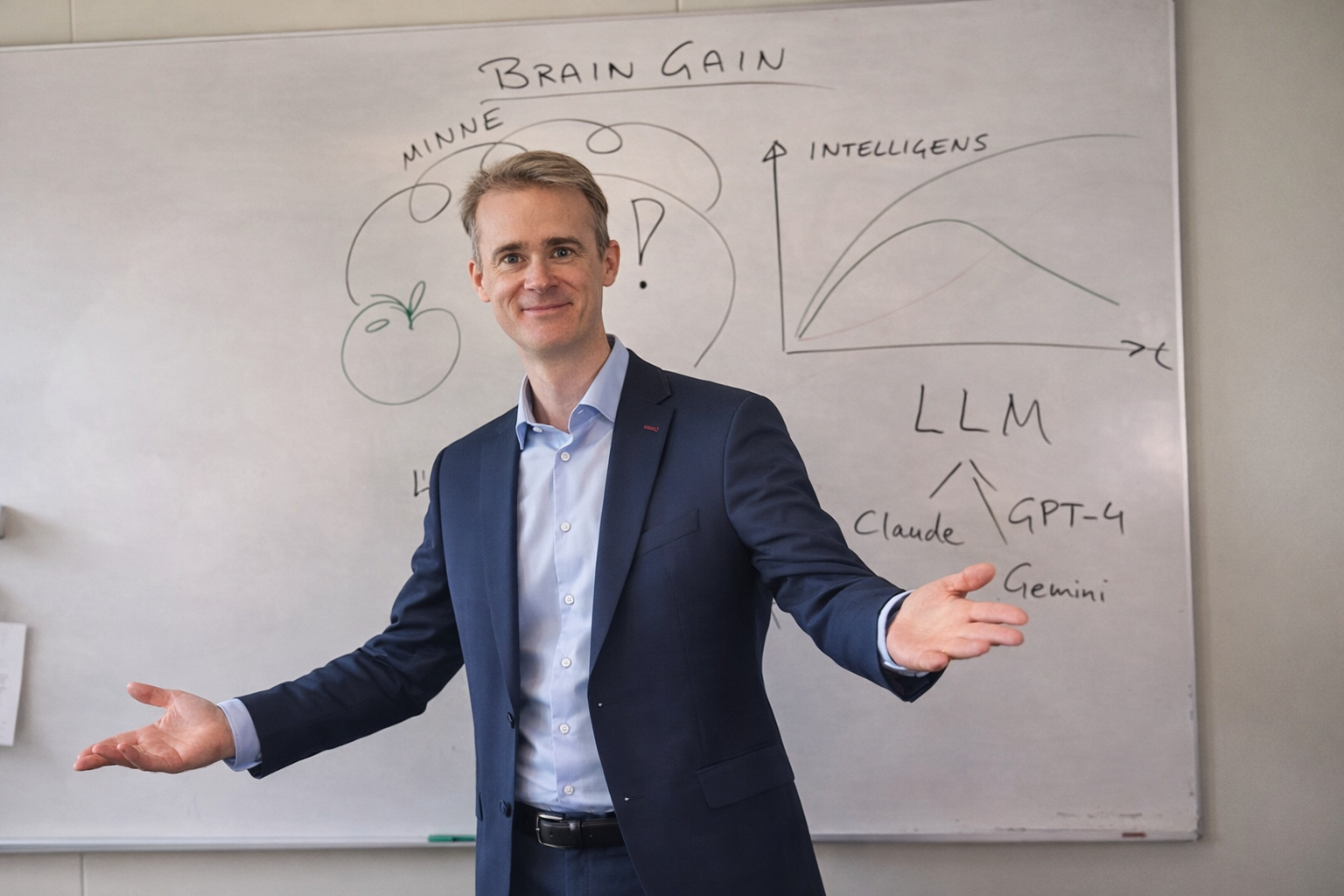 Björn Liljeqvist föreläser vid whiteboard