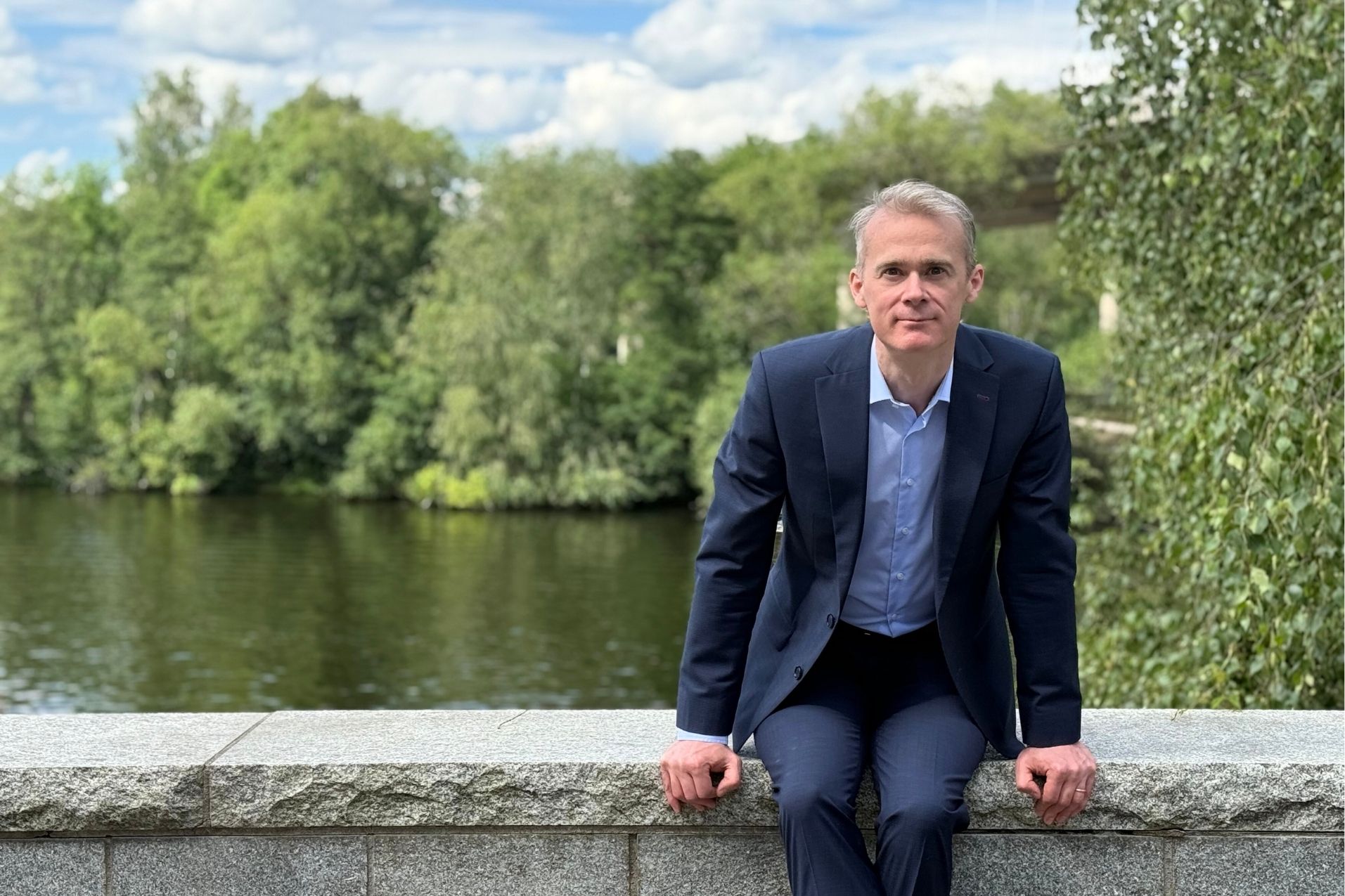 Björn Liljeqvist, porträtt utomhus